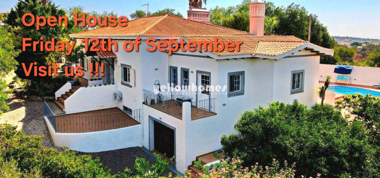 Grosse 4 SZ-Villa mit Pool, Garage und Meerblick nahe Boliqueime